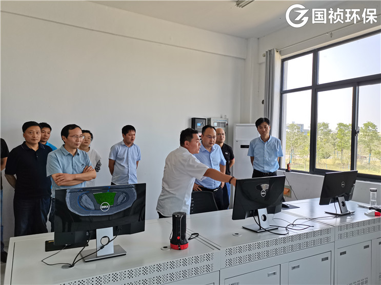 高新区生态环境局方明局长一行莅临国祯环？疾熘傅